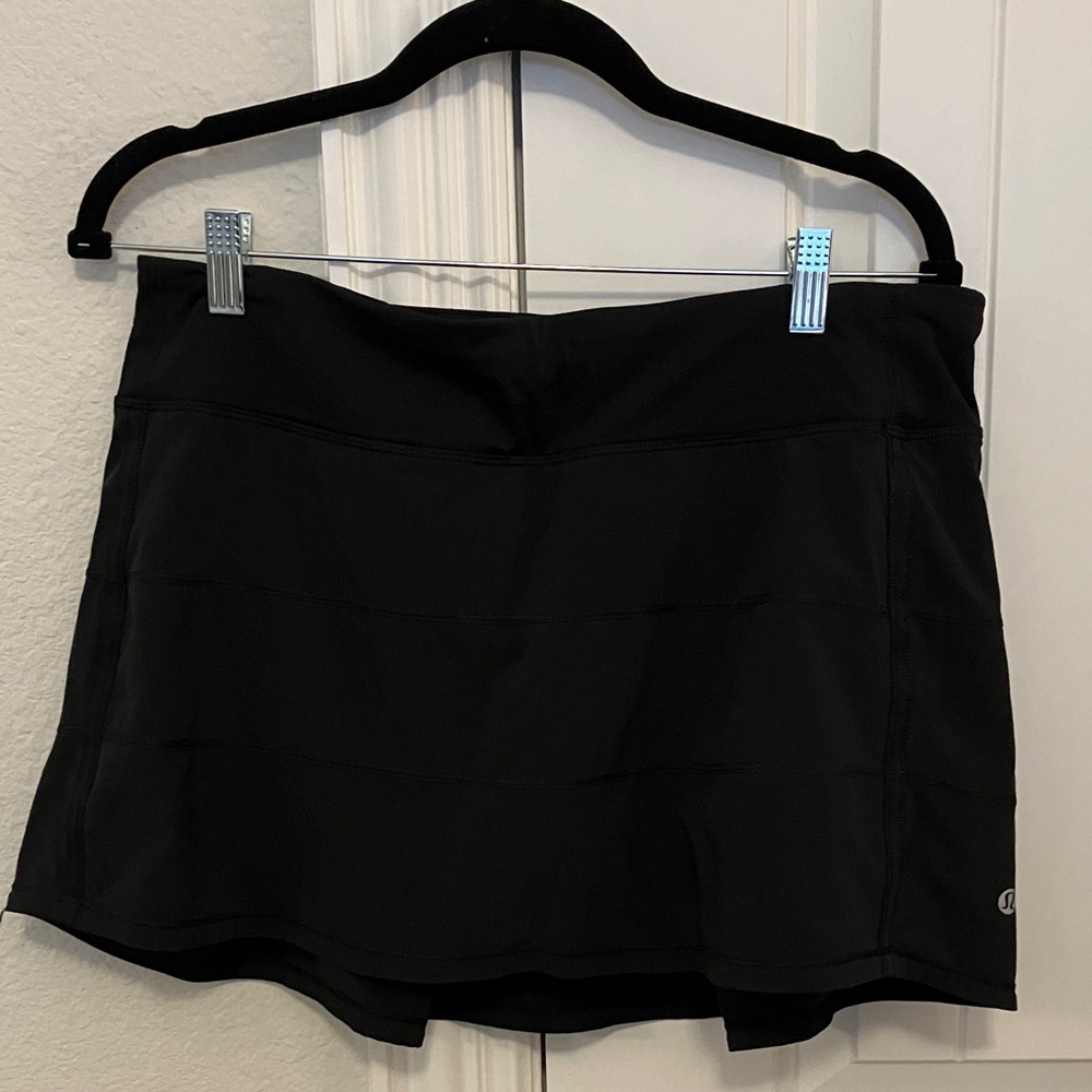 Lululemon Black Athletic Tennis Skort